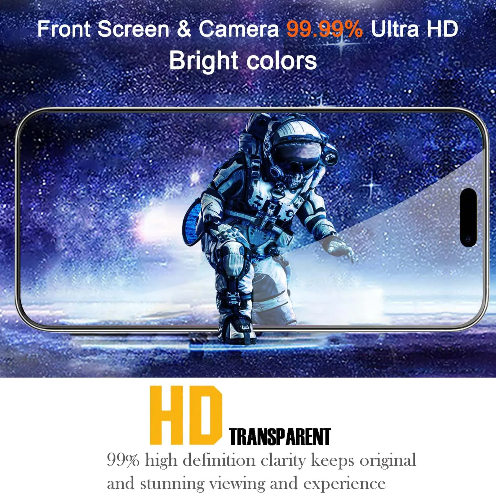 Premium Tempered Glass Screen Protector – 4-Pack Ultra-Clear Protective Film