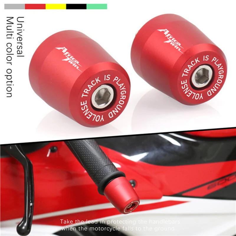 

For Honda CRF1000L CRF 1000L Africa Twin Motorcycle Handle Bar End Handlebar Grips ends Cap Plug Slider Counterweight cover