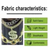 Snap Neckline Hairdressing Apron Waterproof Hairdresser Gown Barber Fashion Pattern Haircut Cloth Antistatic Hairstyling Capes 4