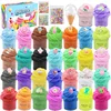 30pack Decompress Soft Charms Rainbow Clay Slime Party Toy for Kids Gift Colored Modeling Clay Set Toys Education Creativity Toy 1