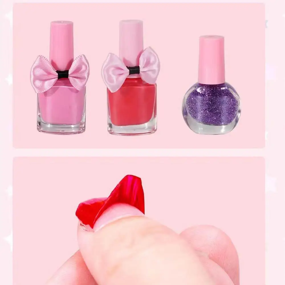 Girls Makeup Kit For Kids Children'S Makeup Set Girls Princess Make Up Box Nontoxic Cosmetics Kit Toys Pretend Play Makeup Beauty Toys Gift Birthday Gift