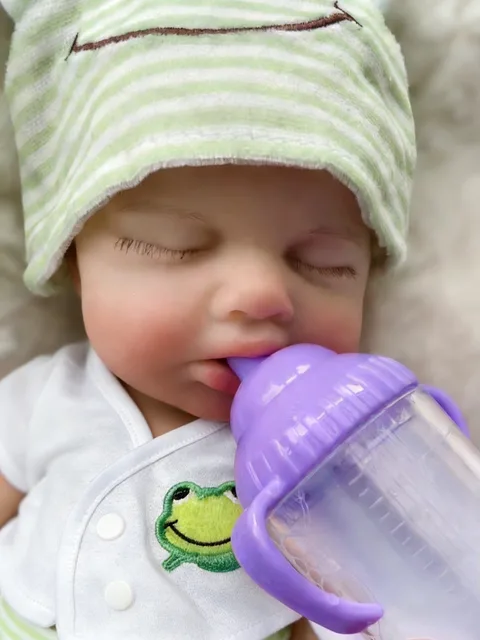 OtardDolls Loulou Can Open mouth Reborn Doll Baby Full Body Soft Silicone Bebe Doll Boy And Girl For Choose