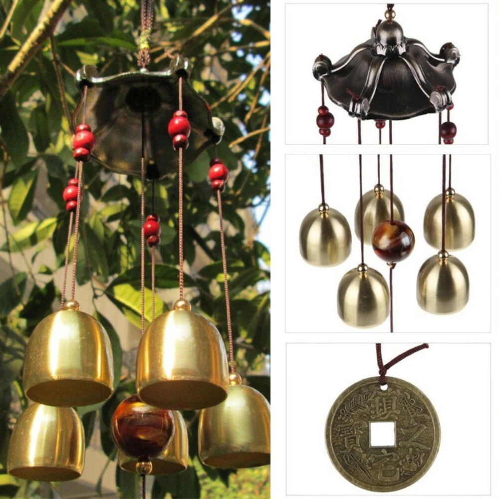 Wind Bell Wind Chimes Wind Chime Wind Chime Angel Metal Aluminum Tubes Bell Creative Hollow Home Garden Wall Hanging Decoration Handmade Gift
