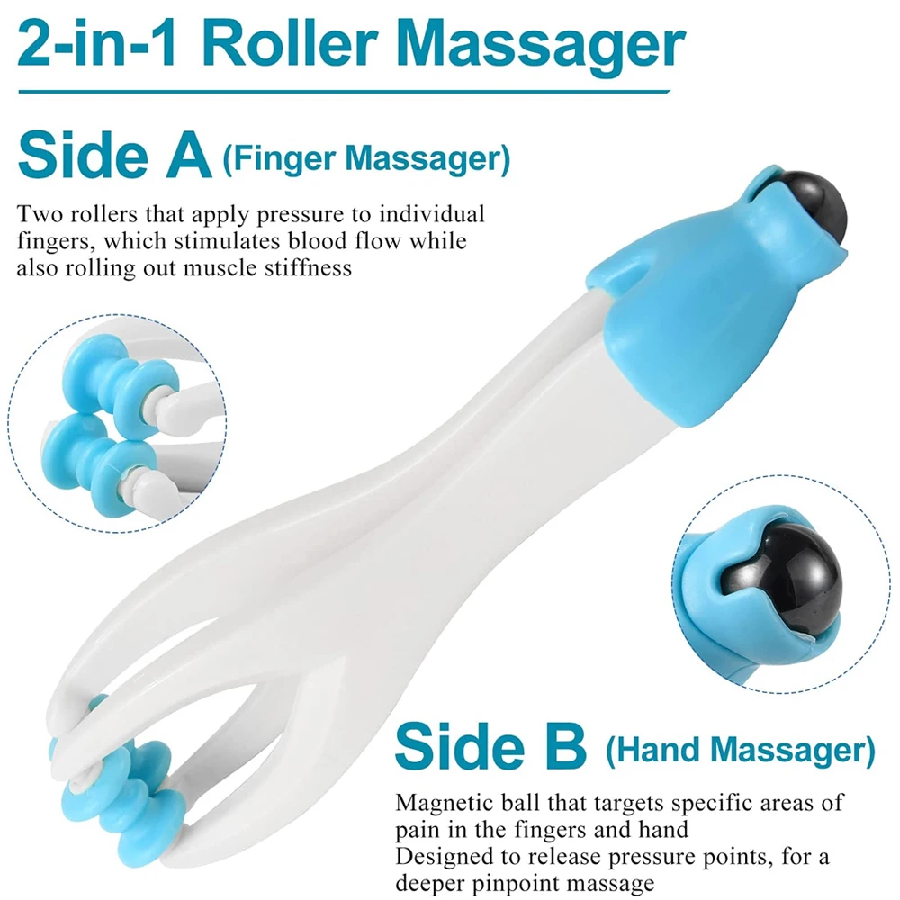 Revitalizing Finger and Hand Massager Roller – Enhances Circulation and Relaxation