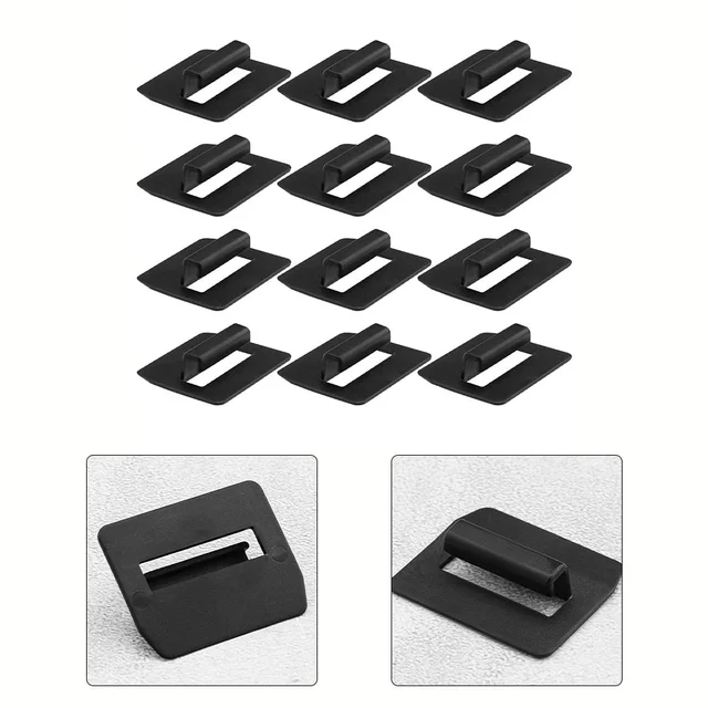 12pcs For Tesla Shade Net Curtain Buckles For Tesla For Model Y  For Model 3 For Model S For Model X Roof Sunshade Clip 5
