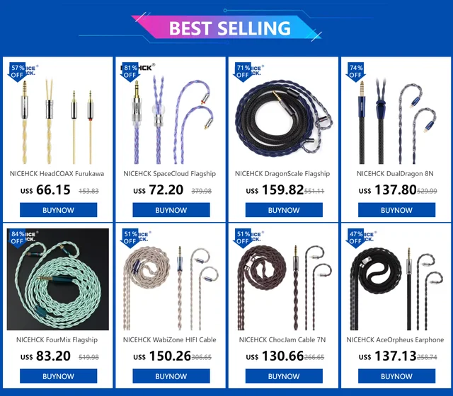 NICEHCK AceOrpheus 2pin 4.4mm お得，新品