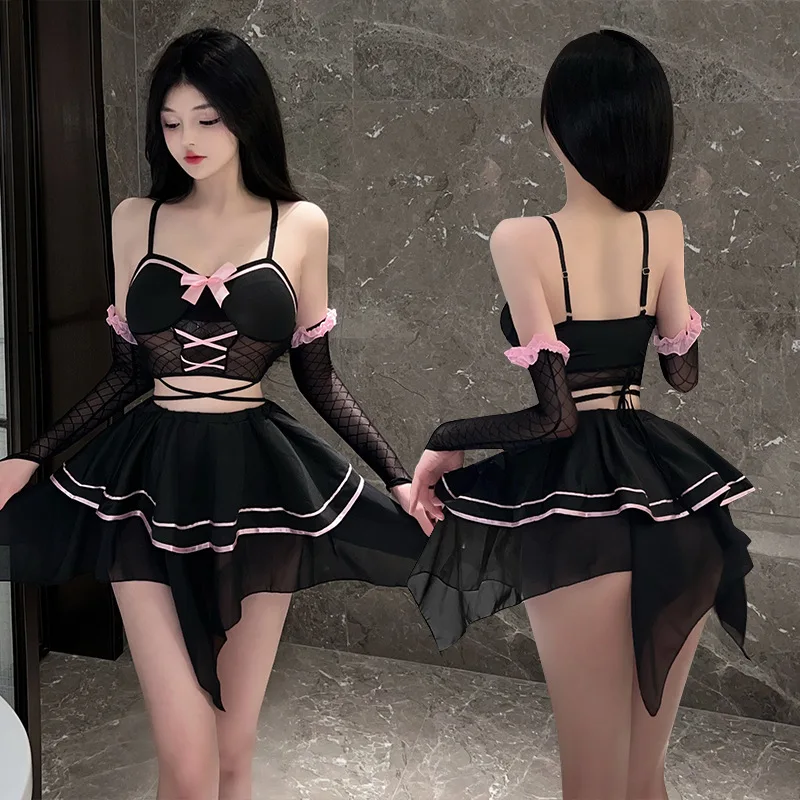 

Lolita Sexy Outfits Women Adult Maid Dress Lingerie Erotic Uniform Temptation Role Play Costumes Kawaii Underwear Set Baby Doll