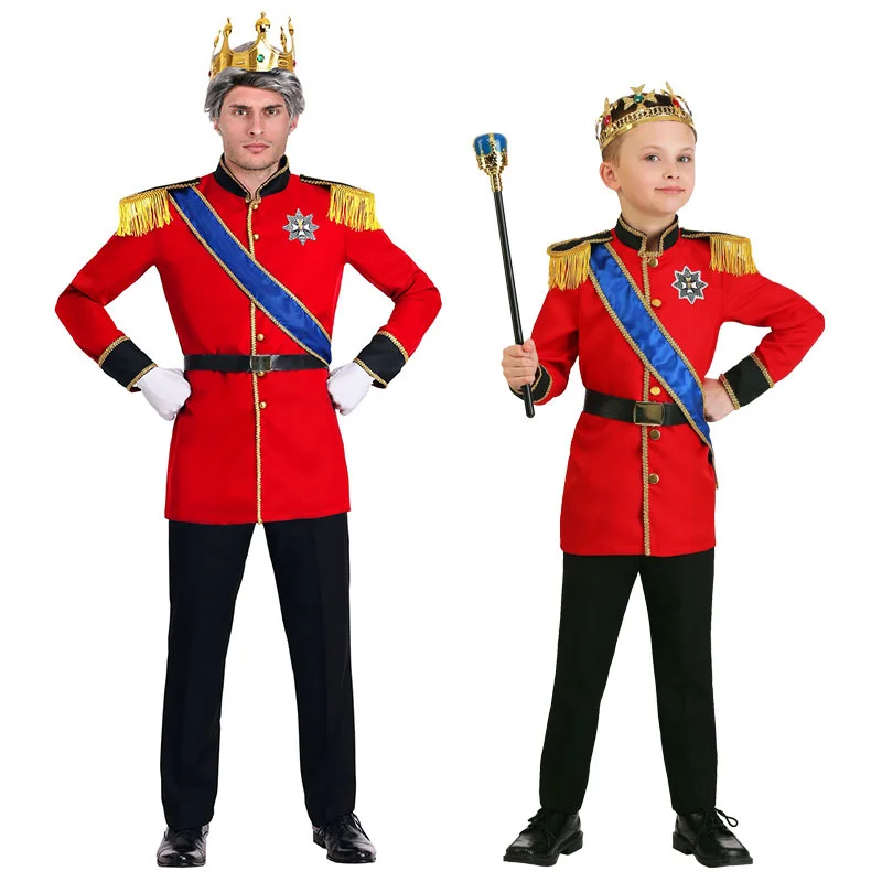 

Halloween cosplay Children's Day king cosplay stage performance adult children king prince role play costume
