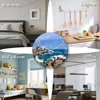 Creative White Acrylic Wall Clock 12 Inch Silent Watch Clock Wall Mount for Living Room Beach Hanging Wall Clock Home Decoration 4