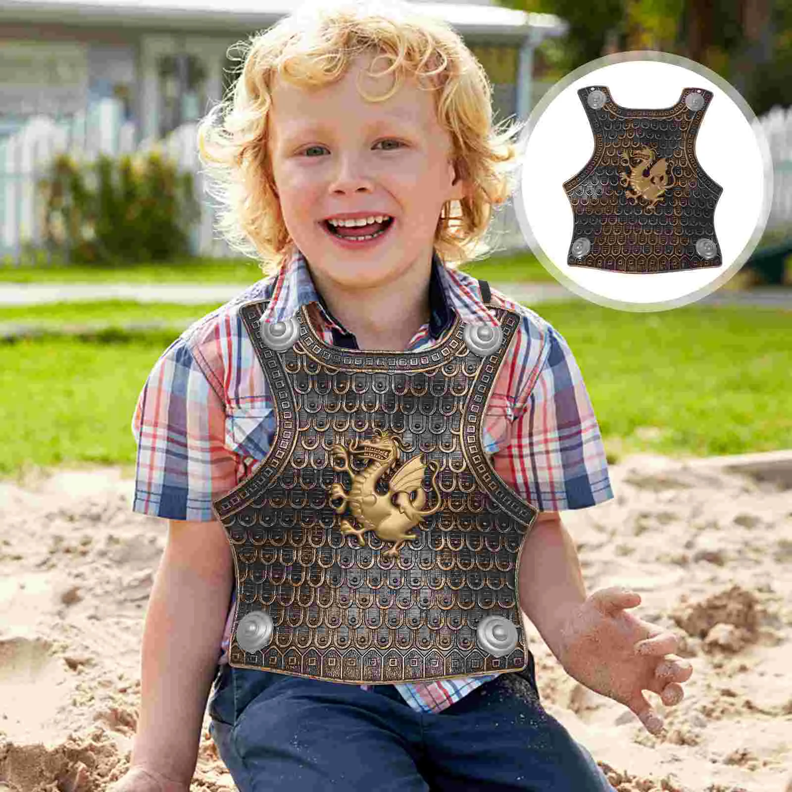 Children's Costume for Kids Party Supplies Suits Boys Soldier Cosplay Toy Shields Toddler