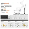 2023 Sexy Super High Heels 15CM Stiletto Girls Shoe for Party Club Stripper Platform Sandals Transparent Crystal Pole Dance 5