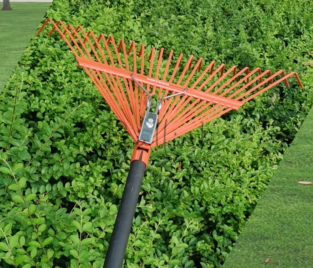 Deciduous rake dead leaf iron gardening leaf rake garden dead grass cleaning