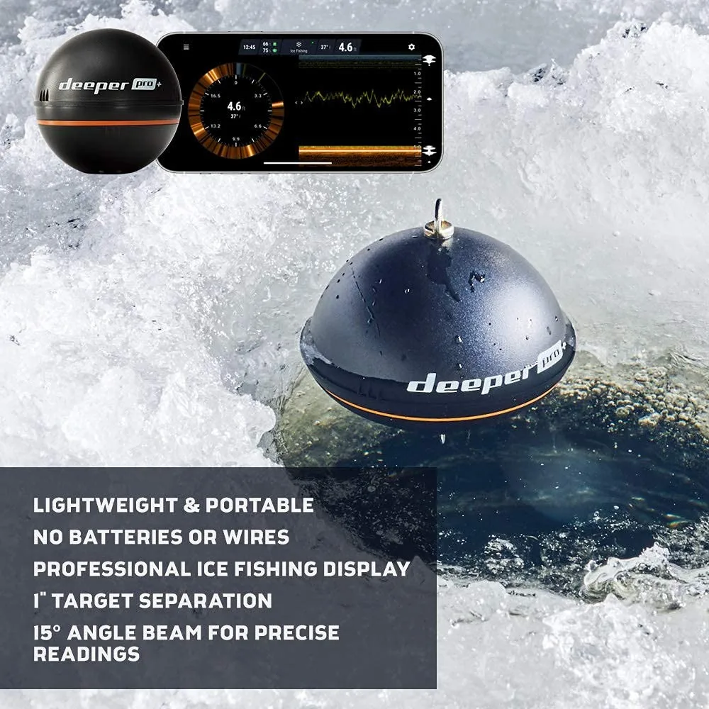 able and Portable WiFi Fish Finder with Gps for Kayaks and Boats on Shore Ice Fishing Fish Finder