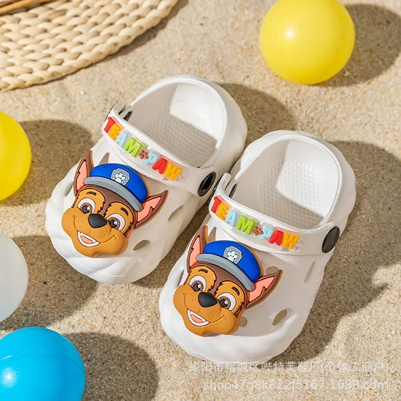 Children's Indoor Slippers Soft Bottom Anti-Slip Home Shoes Cute Hole Design Toddler Baby Boys Girls Slip-On Casual Footwear