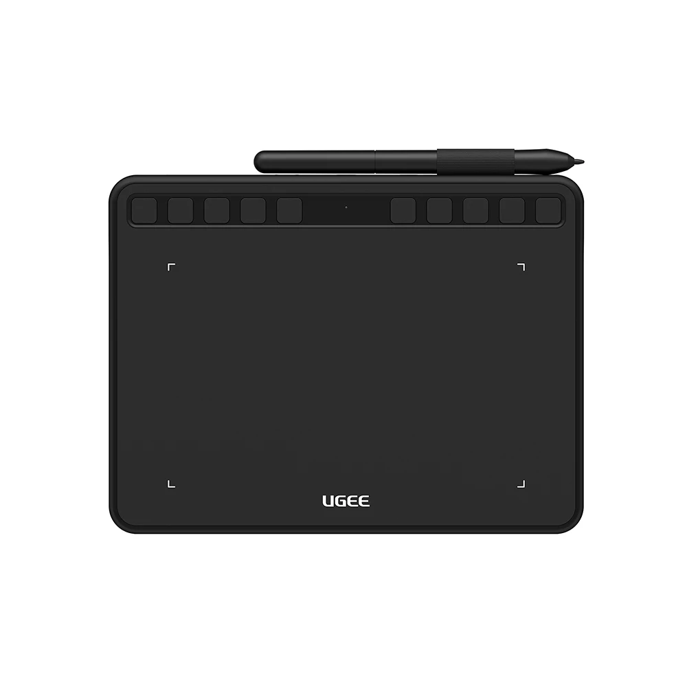 Digital Gráfica Desenho Tablet 6.3x Polegada 10 Atalhos Design Art Pad para Android pc Windows Mac Osu Jogo Ugee-s640