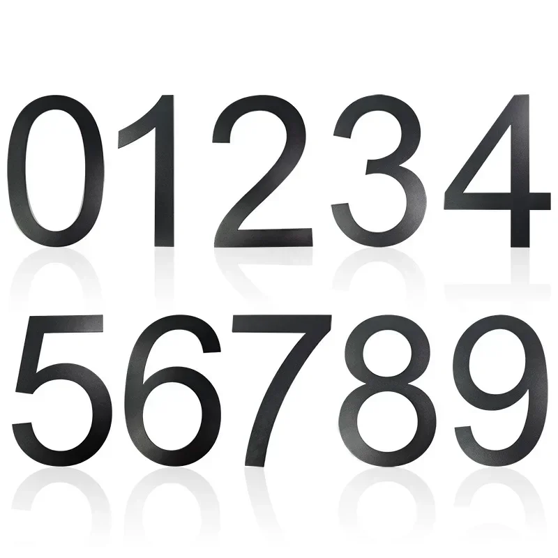 20-25 CM Outdoor House Number Stainless Steel Digital Exterior House Number Numbers Signs Address Plate Name Plate Custom Sign house number signs house numbers number plate