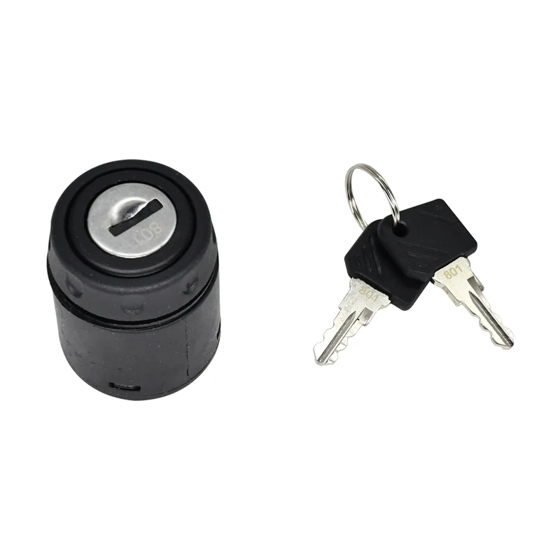 Ignition Switch With 2 Keys 801 0009730202 24389-402 7915492622 7915492619 Compatible With Linde Forklift Warehouse Truck 1123