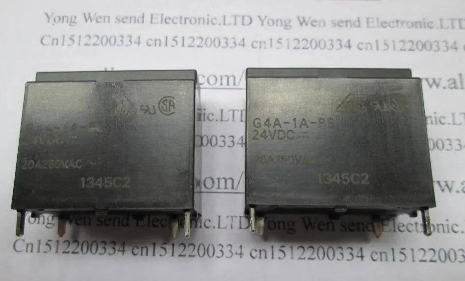 

HOT NEW G4A-1A-PE-24VDC G4A-1A-PE 24VDC G4A-1A G4A DC24V 20A 250VAC DIP4