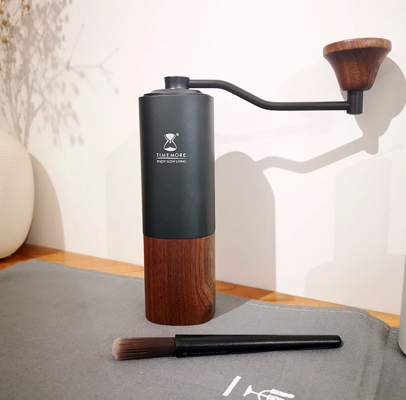 مطحنة قهوة يدوية تيمور G1 بلس شفرات تيتانيوم للطحن...