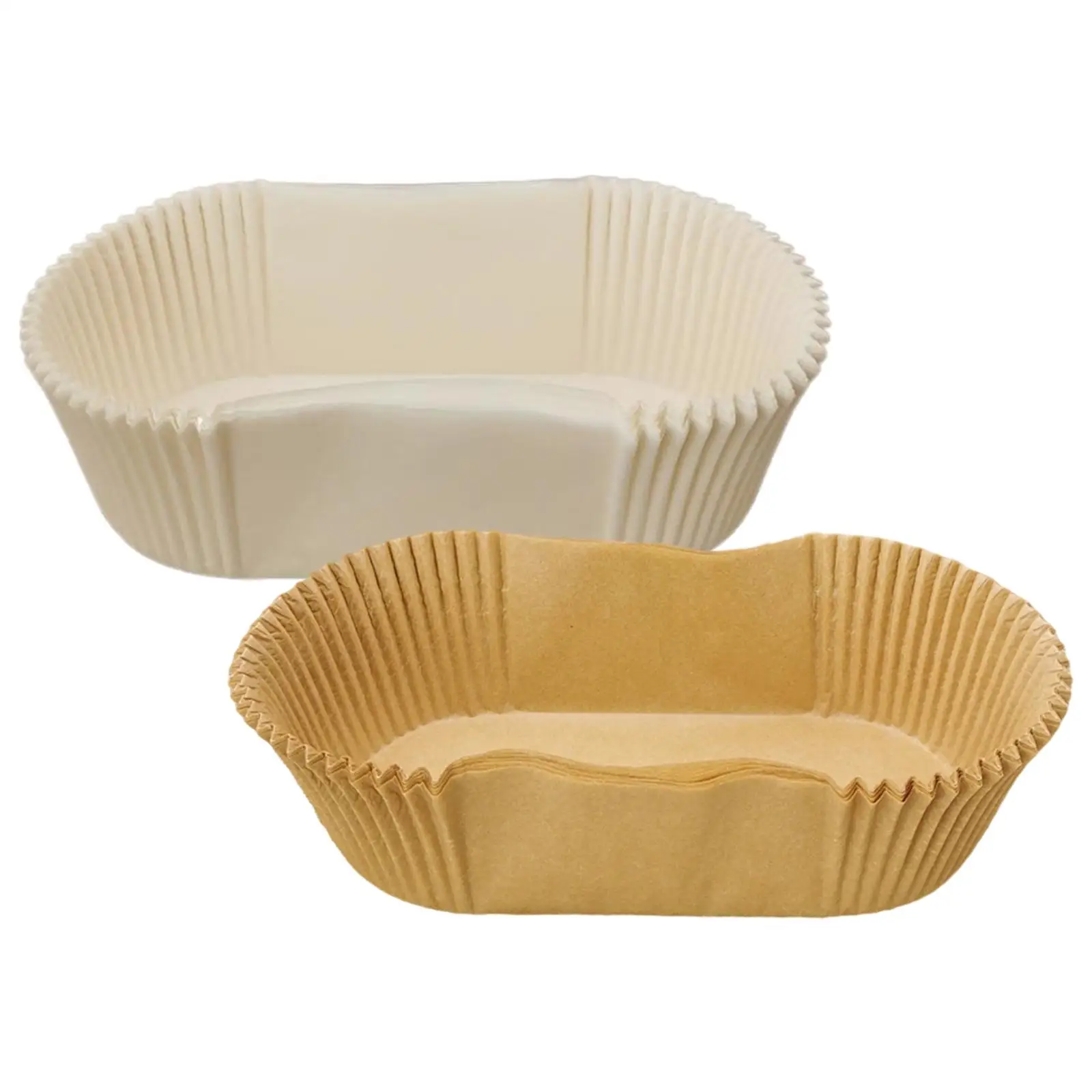 40x Boat Shape Paper Baking Cup Cake Paper Tray High Temperature Solid Cupcake Liners Cases for Muffins Dessert Kitchen Supplies