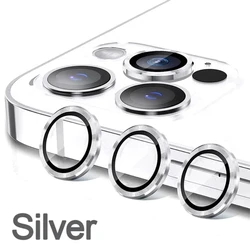 Triple Pack Camera Lens Glass Protector - Premium Protective Glass for Enhanced Camera Defense (Lens Silver)