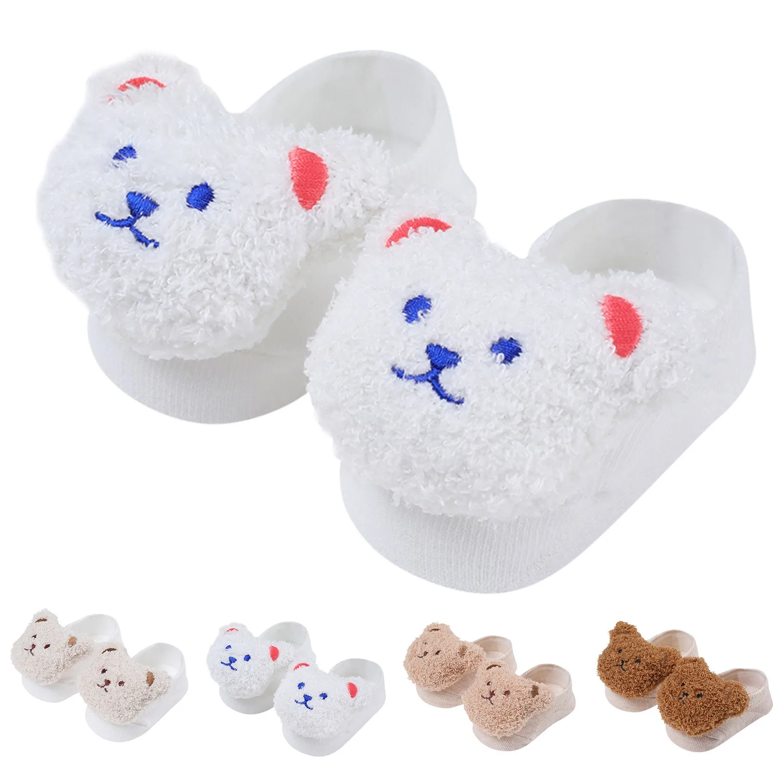 Girl Add on Items Children Kids Socks Soft Bottom Toddler Shoes Socks Princess Floor Long Children's Age 3
