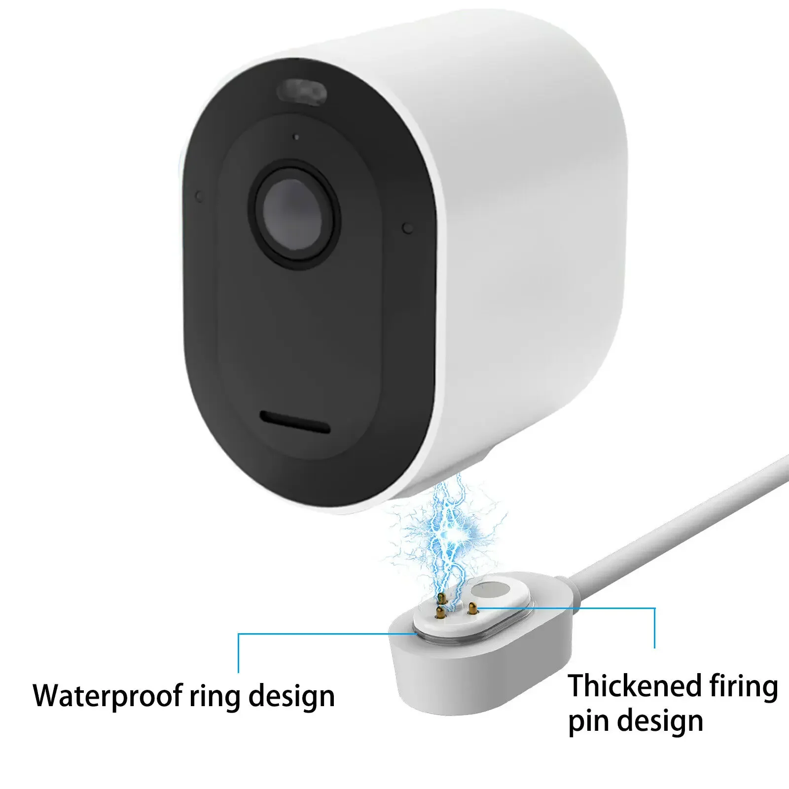 Уличный зарядный кабель 25ft/7,6 m для Arlo Ultra/Ultra 2/Pro 3/Pro 4/Go 2/PRO 5S (белый)