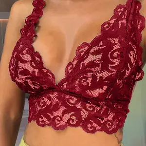 Red Solid Ladies Brassiere Bra Push Up Bralette Crop Top Bustier Bralet  Sexy Hot Underwear Bras For Women Soutien Gorge Femme - AliExpress