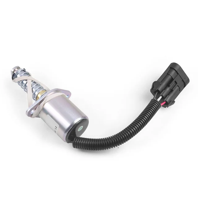 OEG Parts Heavy Duty 12V Fuel Cutoff Solenoid For Bobcat Skid Steer Models S150, S160, S185, T190 - Replaces 6681512