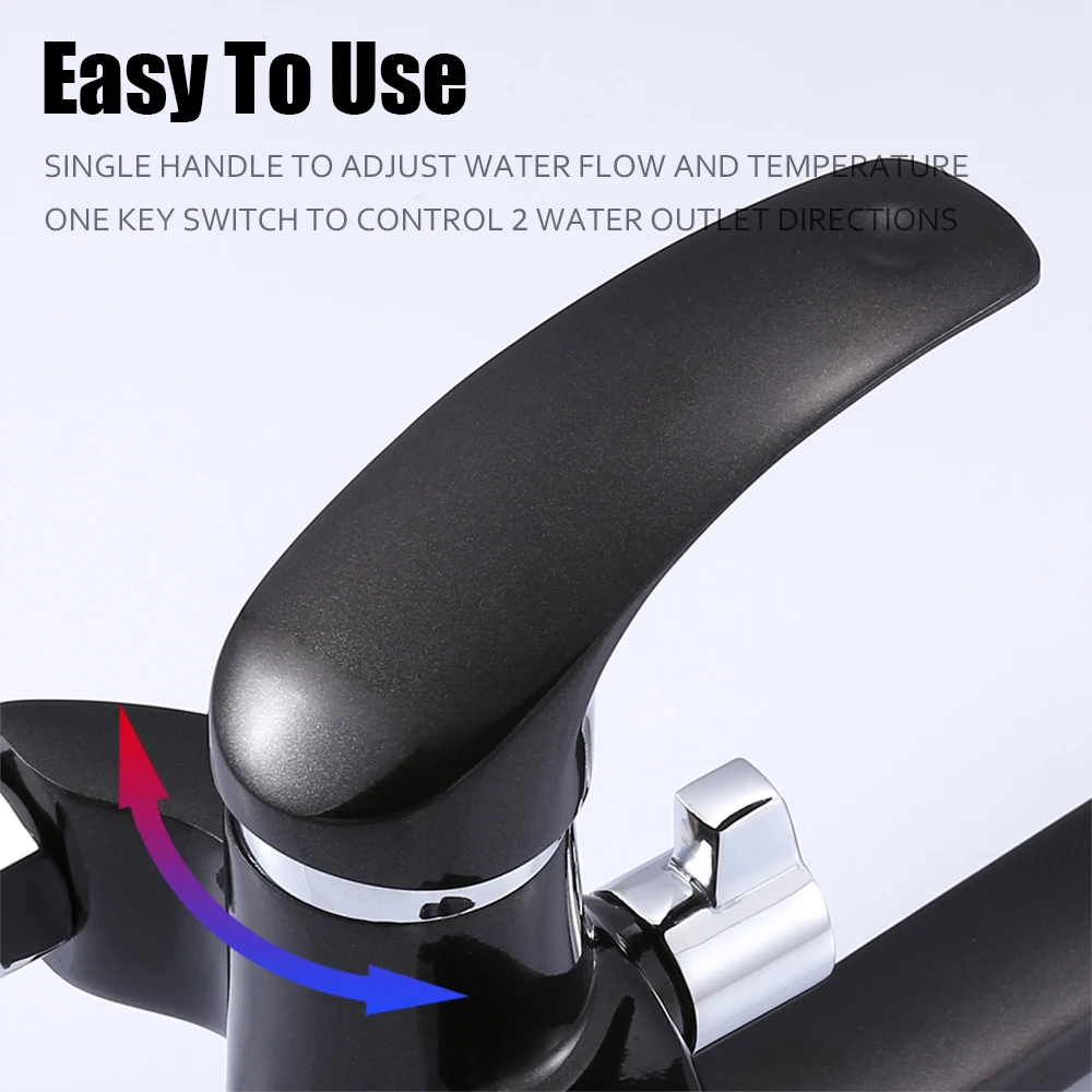 Рисунок 6 - MYNAH Черный смеситель для ванны