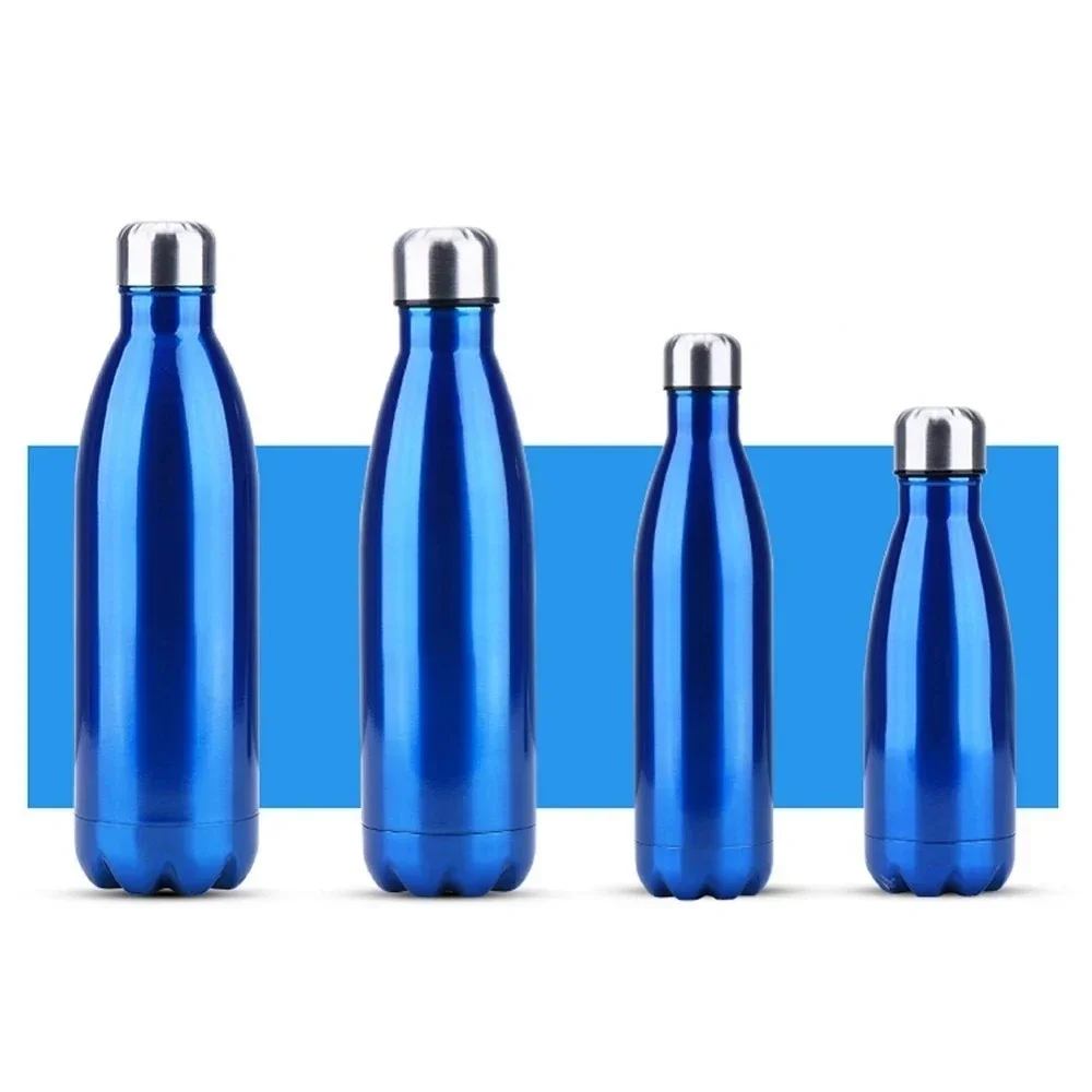 Stainless Steel Water Bottle 350/500/750/1000ml Double-wall Insulated Vacuum Flask for Sport