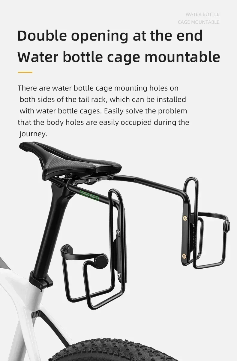 Bicycle Saddle Tail Bag Stabilizer Bracket Bicycle Bottle Cage Stabilizer Support Aluminum Alloy Tail Bag bicycle bottle holder,water bottle holder,bicycle saddle bag bracket