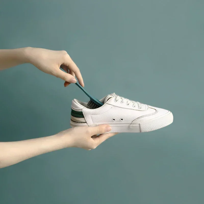 1PC Shoe Cleaning Brush Portable Cleaning Hand Shoe Brush Multifunctional Long Handle Shoe Brush Cleaner Comfortable Grip