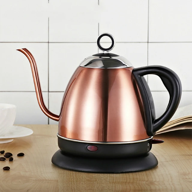 Gooseneck Electric Kettle 800ml Hand Brew Coffee Pot smart Teapot  Temperature Control Pot 1000W Rapid Heating Kettle 110v/220v - AliExpress