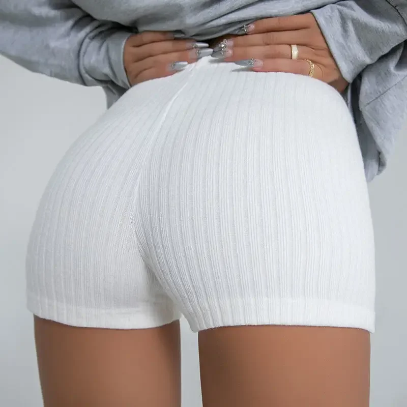 New Fitness Casual Shorts Women High Waist Slim Leggings Sports Hot Pants Yoga Pants Streetwear Women Clothing Summer New