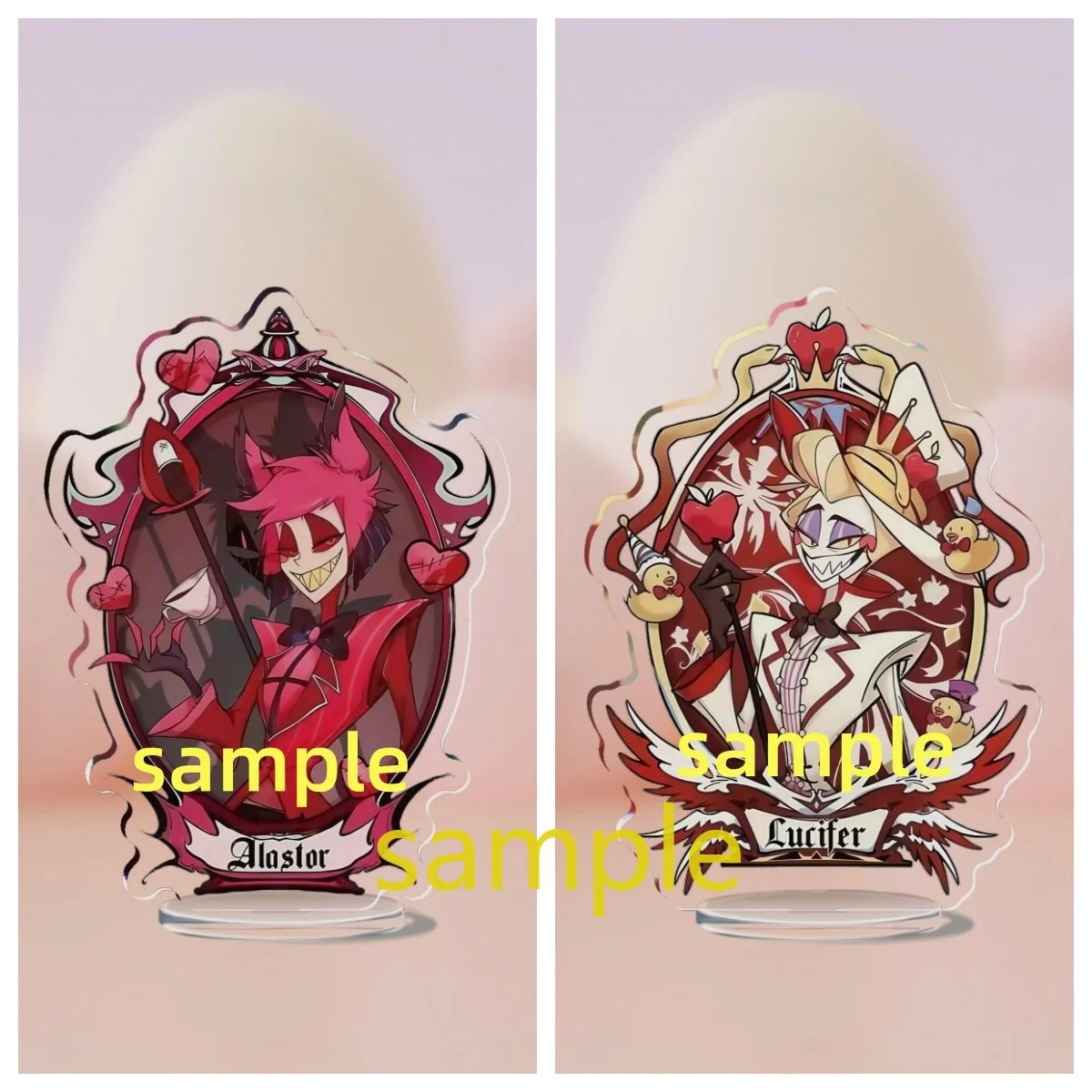 Alastor Lucifer Morningstar Standing Anime KeyChain Cartoon Men