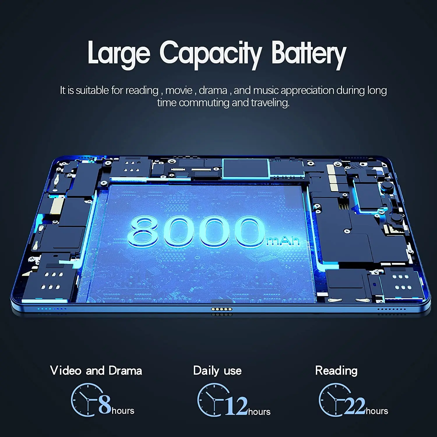 14.1 Inch Android 12 Tablet PC - Phone Call, 12+256GB, Bluetooth, 5G WiFi, for Educational, Sheet Music, Kitchen Description Image.This Product Can Be Found With The Tag Names Computer Office, Tablet pc, Tablets