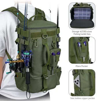 Large Capacity Fishing Backpack 1