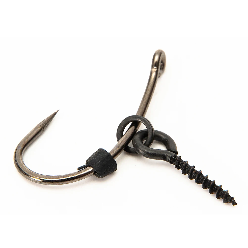 

Fishing Bait Screws 20pcs Boilies Bait 50pcs Accessories Black Carp Stopper Copper+ABS Hook Stops Beads Peg Chod Ronnie Rig