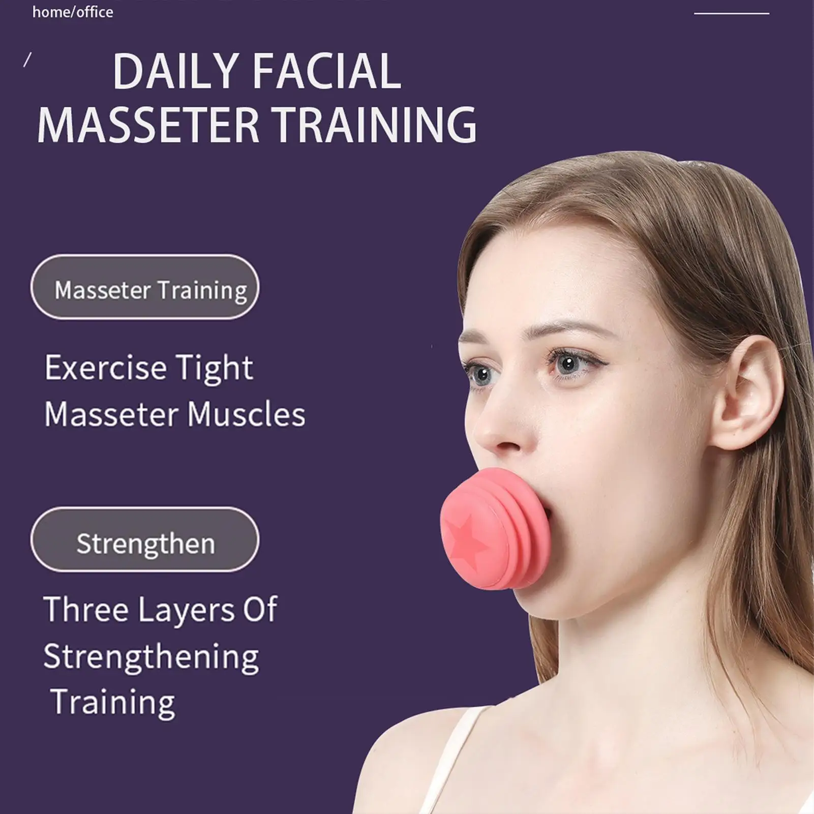 hot Silica Gel Mouth Jaw Exerciser Slimming Face Lift Tool Chin V Face Lifting Double Thin Wrinkle Removal Blow Breath Exerciser