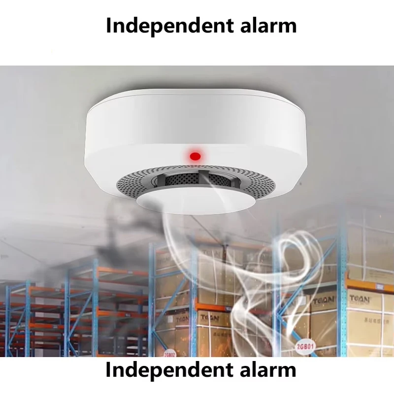 Smoke Alarm Wireless Fire Protection Smoke Detector Highly Sensitive Smoke Sensor for Home Alarm System smoke alarm