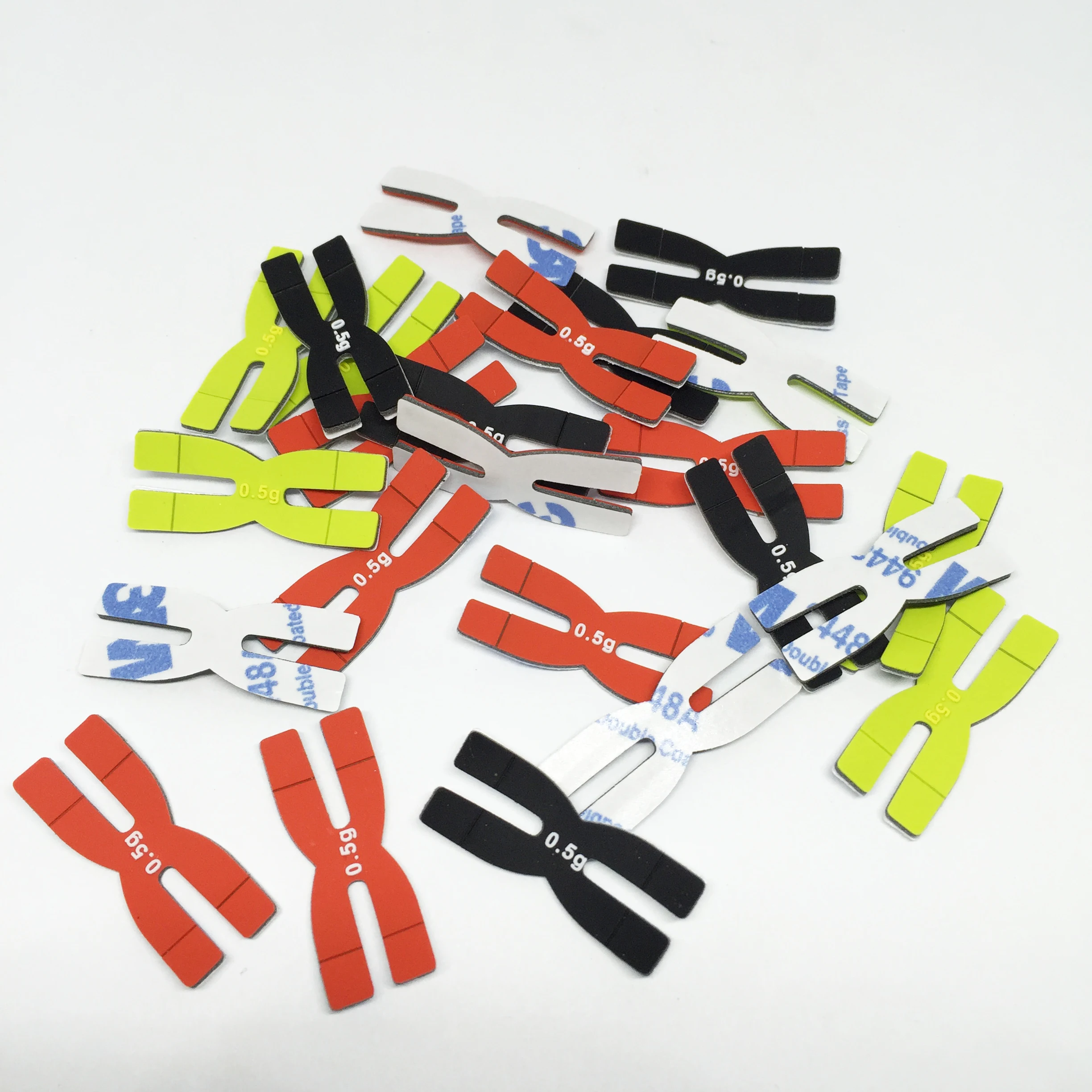 ZARSIA(6pcs/pack)Tennis Racket Weight and Balance Strips Racquet Balancer Type H 3g Silicone Tennis Racket Balance Bar tennis accessories