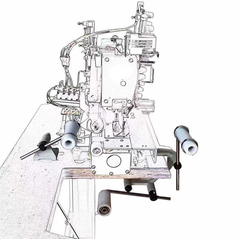 Vc008 Multi-Needle Machine Elastic Expansion Frame Elastic Expansion W600 Covering Stitch Machine Elastic Frame 3