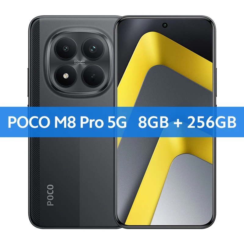 NEW POCO M8 Pro 5G Smartphone Global Version Snapdragon 7s Gen 4
