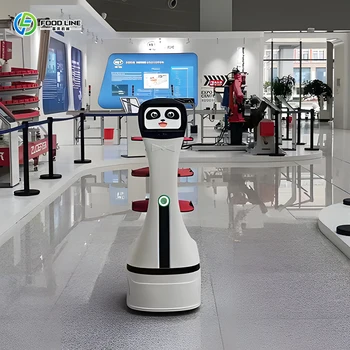 Robot autonomo personalizzato per la consegna del caffè alimentare di nuovo arrivo con funzione di pagamento automatica