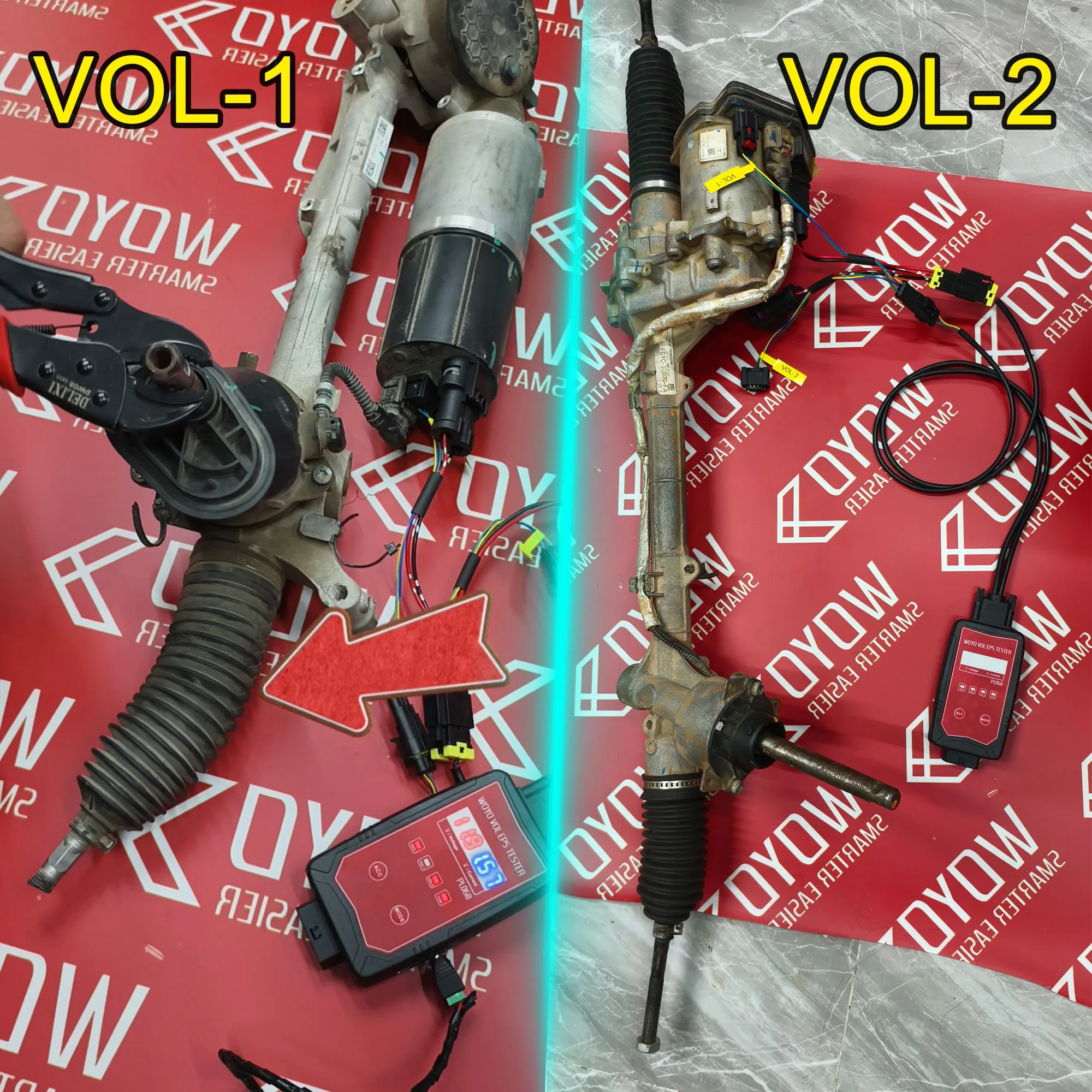 WOYO PL068 EPS Tester for Volvo Electrical Steering Motor Detector