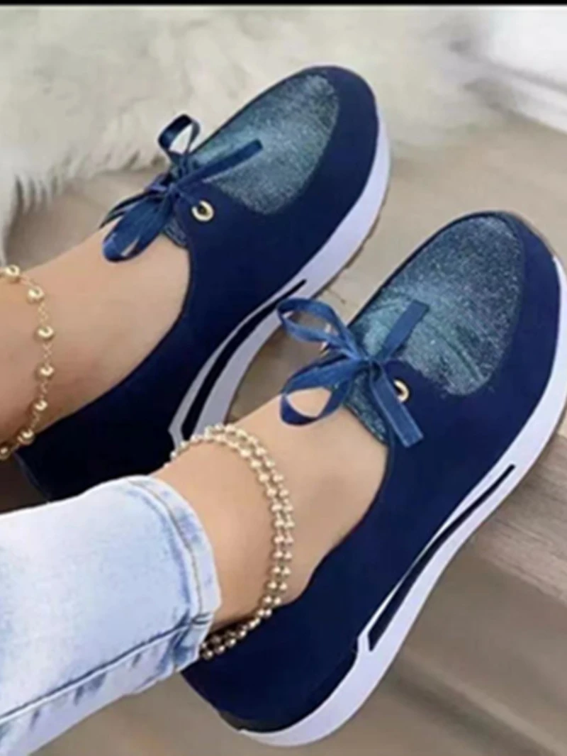 2022 Women's Sneakers Outdoor Ladies Vulcanized Shoes Lace Up Sneakers For Women Solid Color Female Flat Shoes Zapatillas Mujer