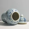 Jingdezhen Double Happy Ceramic Chinese Vase Blue and White Ginger Jars for Home Decor Pot Table Vase Porcelain Temple Jar Vase 4