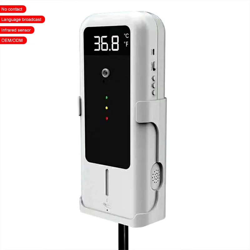 

Automatic Liquid Soap Dispenser Auto Foam Soap Dispenser Temperature Measuring Induction Machine