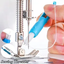 

2Colors Sewing Machine Needle Threader Stitch Insertion Tool Automatic Quick Sewing Threader Needle Tool DIY Sewing Accessories